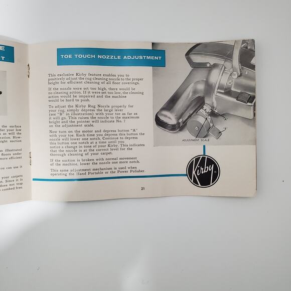 Vtg KIRBY Model 561 Vaccum Cleaner INSTRUCTION BOOK Owners MANUAL - Picture 8 of 14